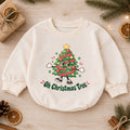 Oh Christmas Tree Baby Romper, Cute Tree 1st Christmas Outfit, Holiday Romper for 1st Birthday, Christmas Photo Gift for Little Baby — product view 1