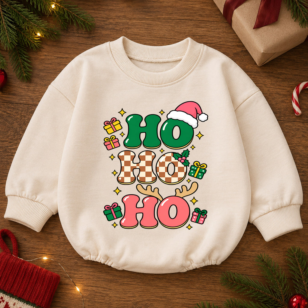 Funny Baby Christmas Romper, Baby Who Stole Christmas Romper, Toddler Xmas Outfit, Cute Holiday Baby Romper, Xmas Gift for Baby — product view 2