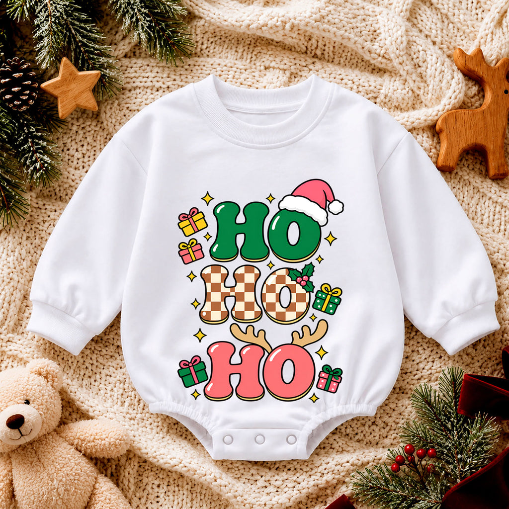 Funny Baby Christmas Romper, Baby Who Stole Christmas Romper, Toddler Xmas Outfit, Cute Holiday Baby Romper, Xmas Gift for Baby — product view 4