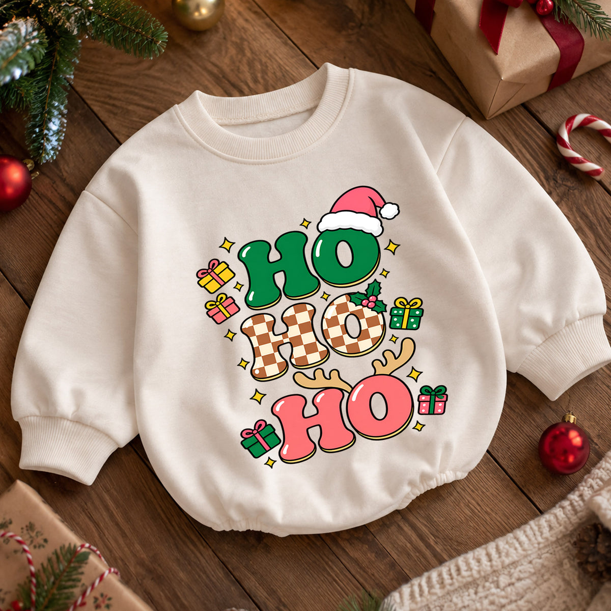 Funny Baby Christmas Romper, Baby Who Stole Christmas Romper, Toddler Xmas Outfit, Cute Holiday Baby Romper, Xmas Gift for Baby — product view 5