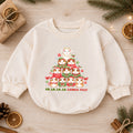 Fa La La Guinea Pigs Baby Romper, Cute Guinea Pig Christmas Romper, Pet Lover Holiday Outfit, Baby Xmas Gift — product view 1