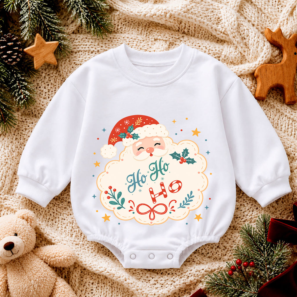 Sorry Santa I Drank the Milk Baby Romper, Cookies Milk Santa Christmas Romper, Toddler Holiday Outfit, Funny Xmas Gift — product view 4
