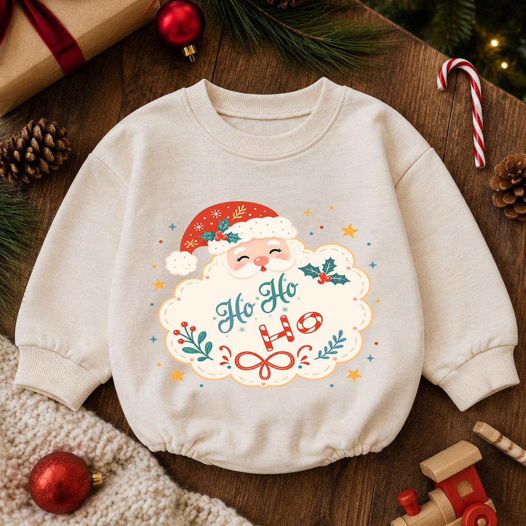 Sorry Santa I Drank the Milk Baby Romper, Cookies Milk Santa Christmas Romper, Toddler Holiday Outfit, Funny Xmas Gift — product view 6