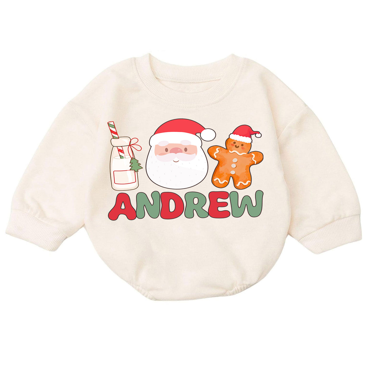 Personalized First Christmas Baby Romper, Custom Name 2026 Christmas Tree Outfit, My 1st Christmas Keepsake Gift for Baby — product view 7