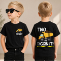 Personalized Two and Digging It 2nd Birthday Shirt for Boys — product view 1