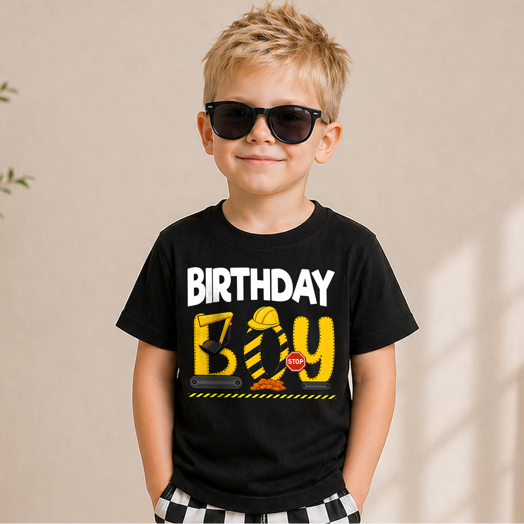 Custom Name I'm 2 and Digging It 2nd Birthday Shirt for Boys — product view 5
