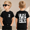 Personalized Cool Kid 2nd Birthday Shirt Boy, Custom Name — product view 1