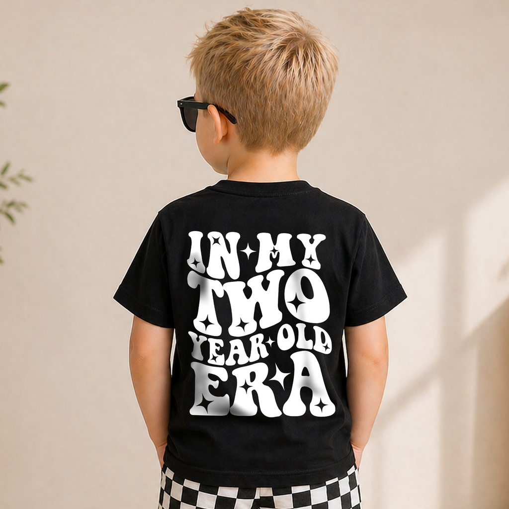 Personalized Cool Kid 2nd Birthday Shirt Boy, Custom Name — product view 6