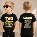 Custom Two and Digging It 2nd Birthday Shirt for Boys — product view 1