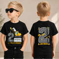 Personalized Construction 2nd Birthday Shirt Boy, Digging It — product view 1