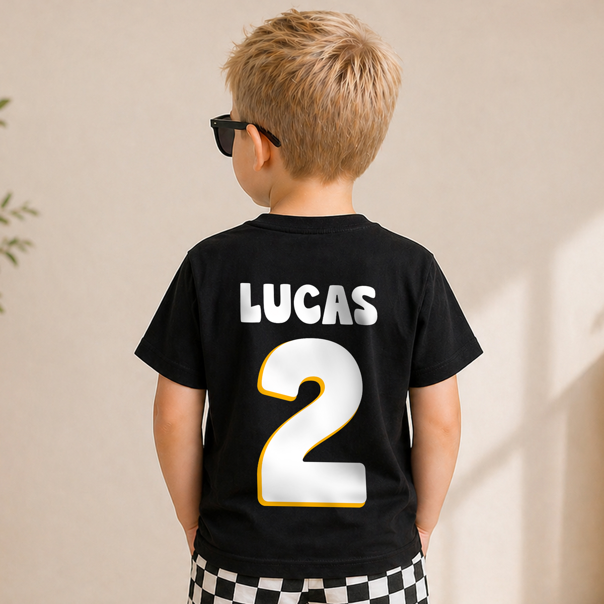 Custom Name I'm 2 and Digging It Birthday Shirt for Boys — product view 6