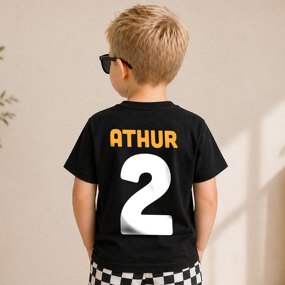 Custom I'm 2 and Digging It Birthday Shirt for Boys — product view 6