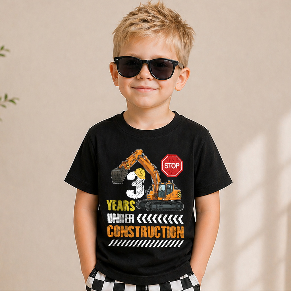 Boys Custom I'm 2 and Digging It Birthday Shirt for Boys — product view 5