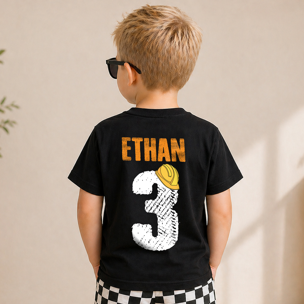 Boys Custom I'm 2 and Digging It Birthday Shirt for Boys — product view 6