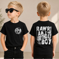 Personalized Rawr I'm 2 2nd Birthday Shirt for Boys, Dinosaur — product view 1