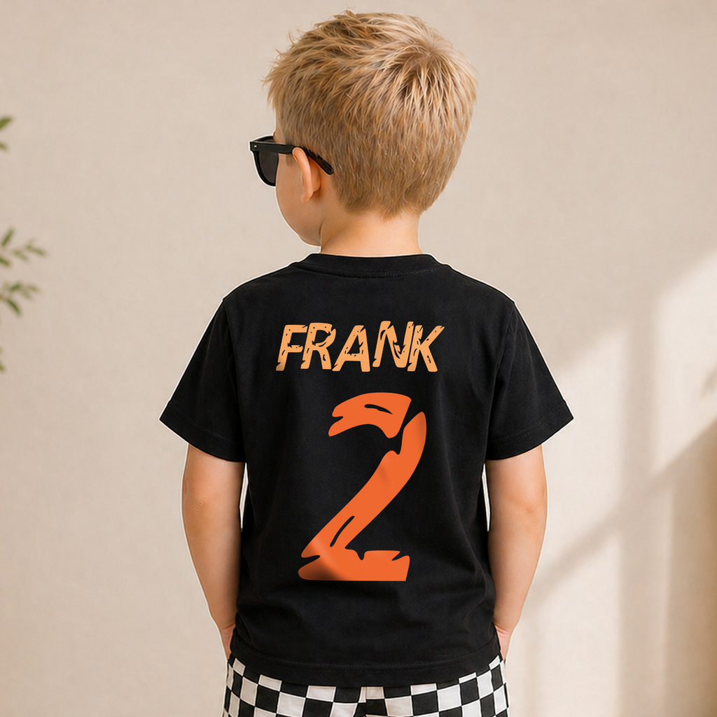 Custom Awesome Since 2024 Two Rex 2nd Birthday Shirt for Boys — product view 6