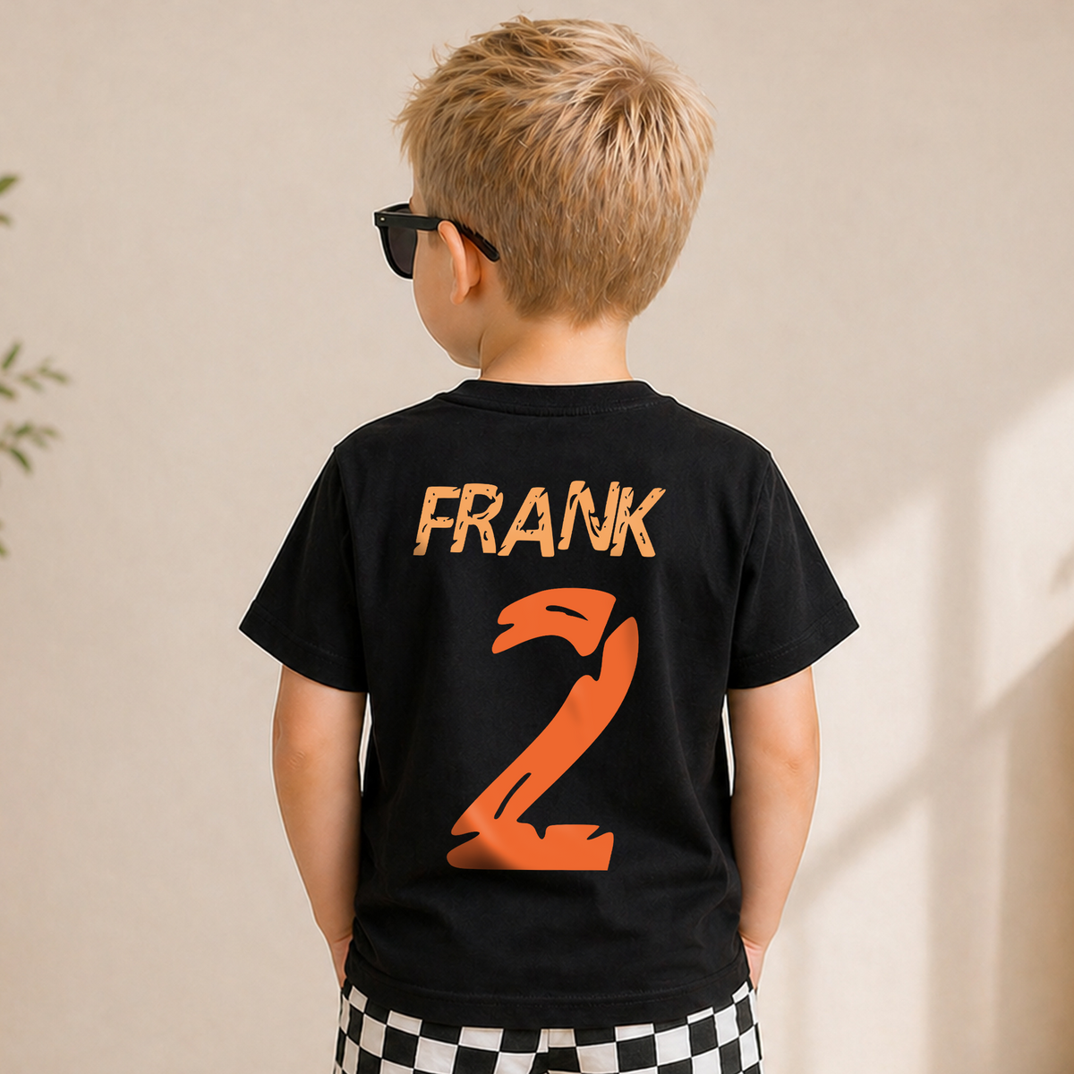 Custom Awesome Since 2024 Two Rex 2nd Birthday Shirt for Boys — product view 6