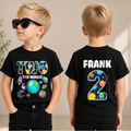 Custom Space 2nd Birthday Shirt Boy, Toddler Tee — product view 3