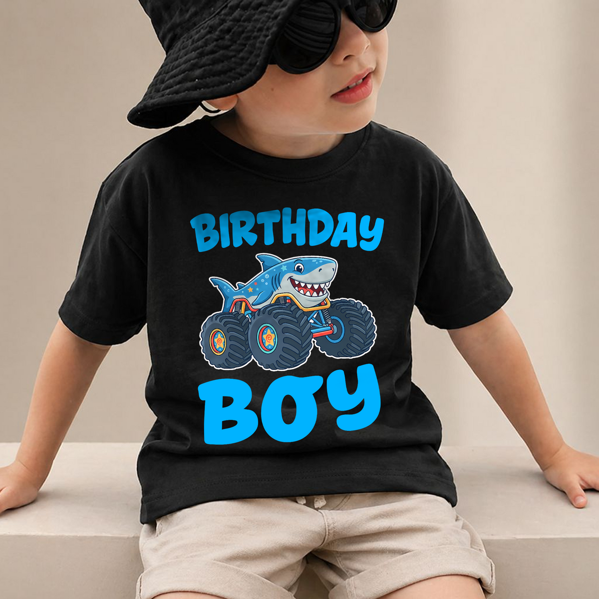 Custom Name Crushing It 2nd Birthday Shirt for Boys — product view 2