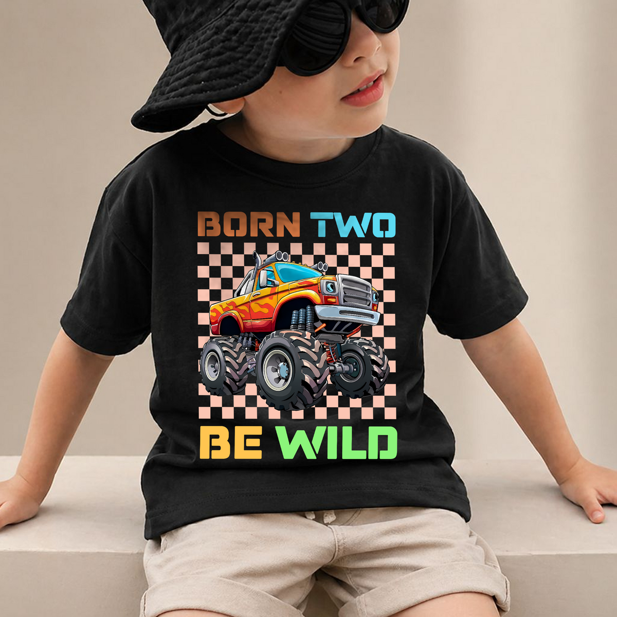 Boys Personalized Crushing It 2nd Birthday Shirt for Boys — product view 2