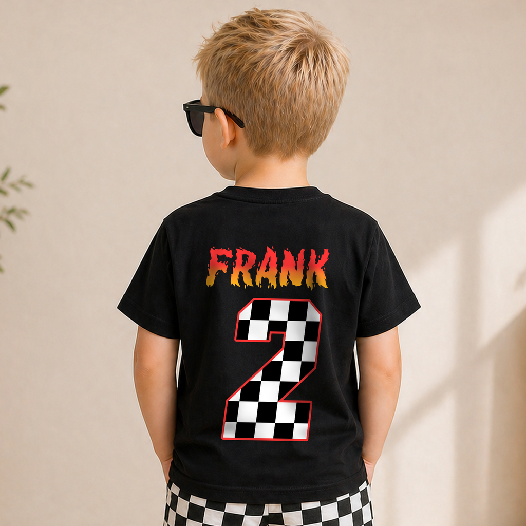 Custom Monster Truck 2nd Birthday Shirt Boy, This Is How I Roll — product view 6
