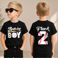 Personalized Little Slugger 2nd Birthday Shirt for Boys, Custom Name — product view 1