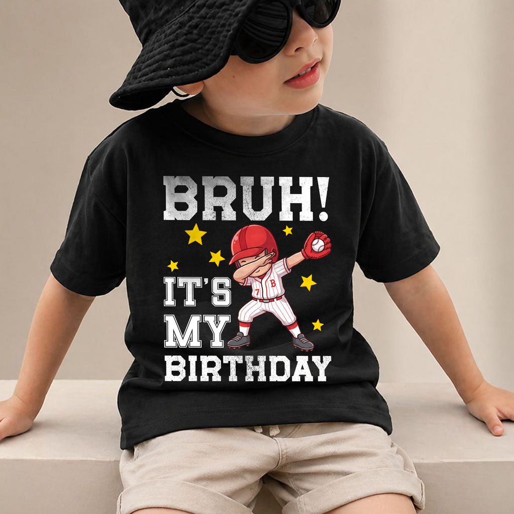 Toddler Personalized Little Slugger 2nd Birthday Shirt, Custom Name — product view 2