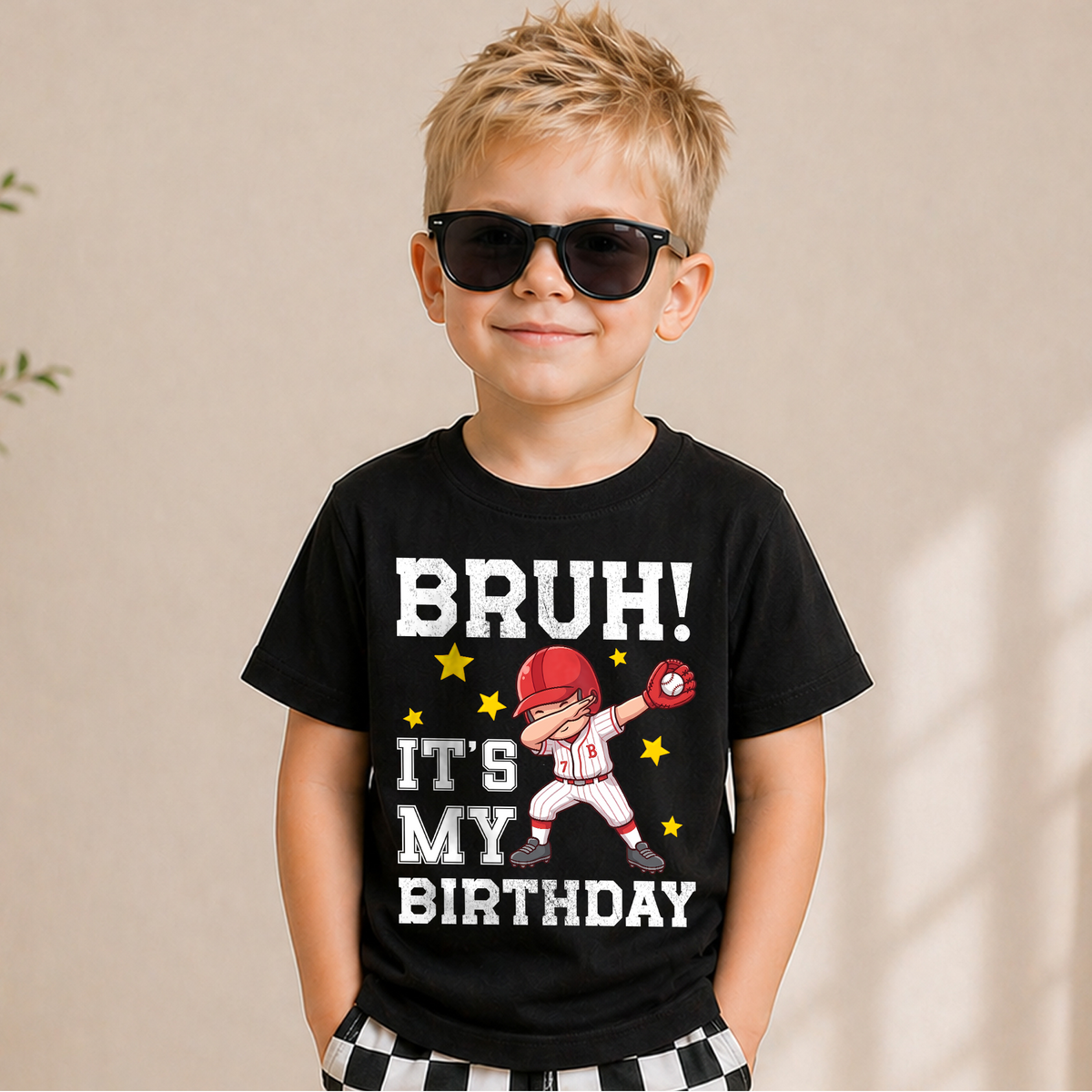 Toddler Personalized Little Slugger 2nd Birthday Shirt, Custom Name — product view 6
