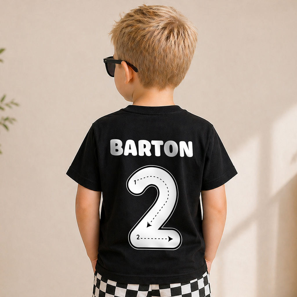 Personalized Construction Birthday Boy Shirt 2, Digging It — product view 6