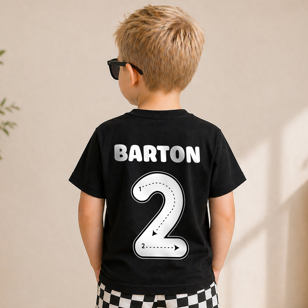 Personalized Construction Birthday Boy Shirt 2, Digging It — product view 6