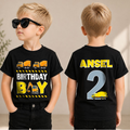 Personalized I'm 2 and Digging It Birthday Outfit Boy, Construction — product view 1