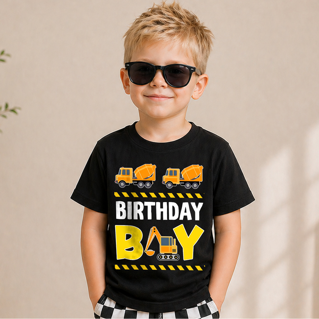 Personalized I'm 2 and Digging It Birthday Outfit Boy, Construction — product view 5