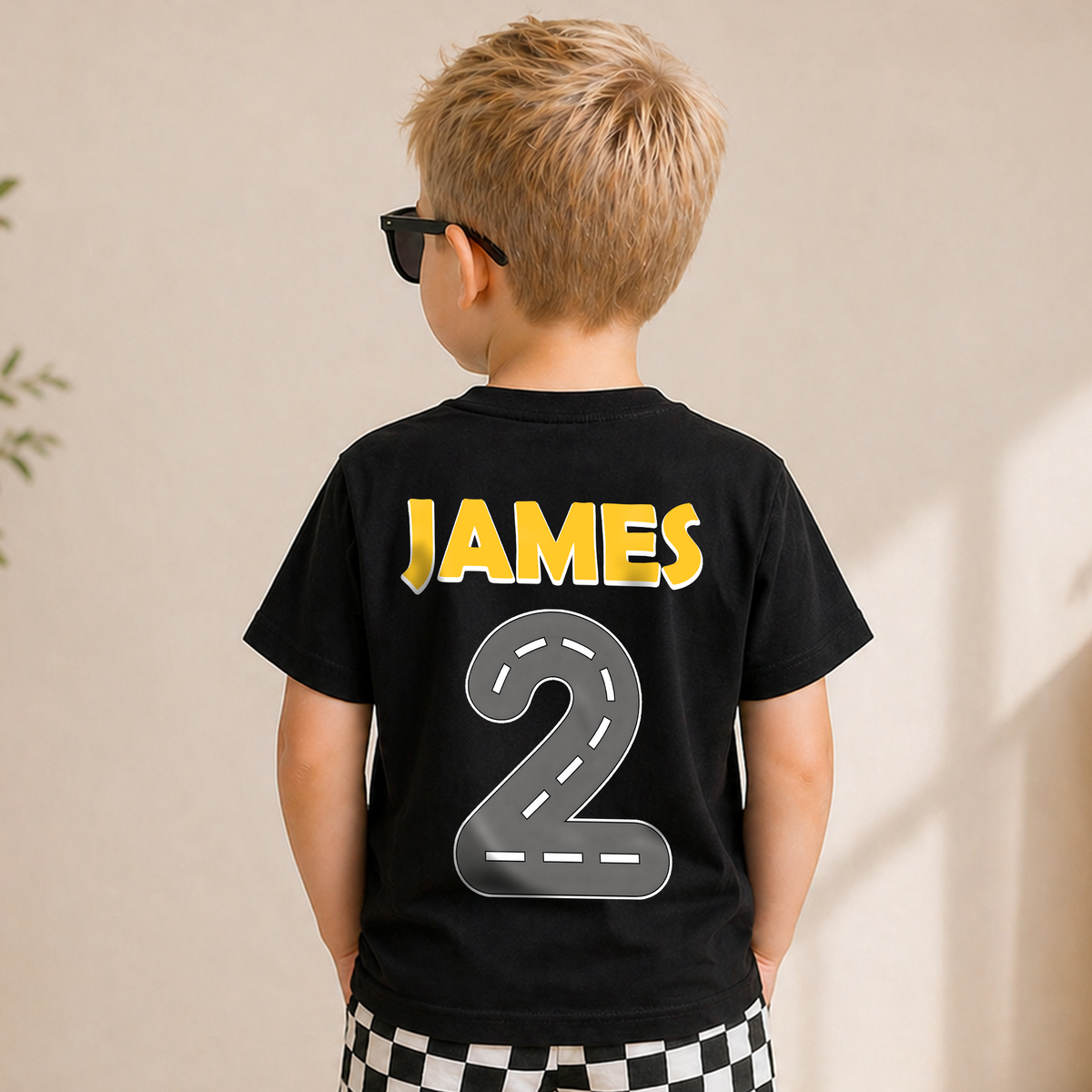 Custom Name I'm 2 and Digging It Birthday Outfit Boy, Construction — product view 6