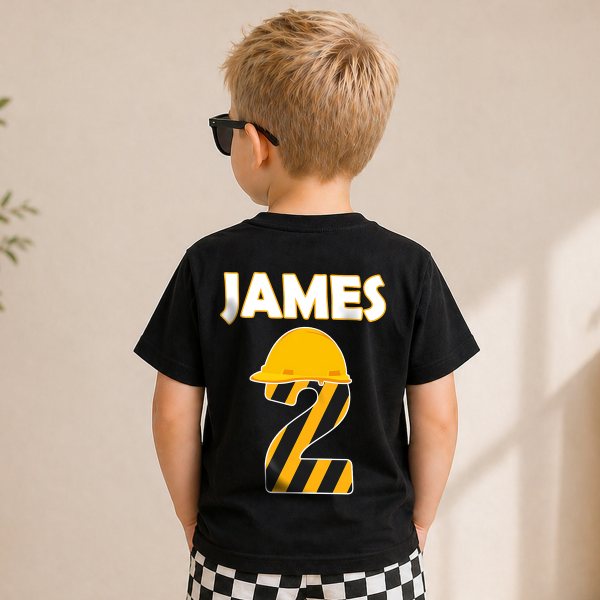 Custom I'm 2 and Digging It Birthday Outfit Boy, Construction — product view 6