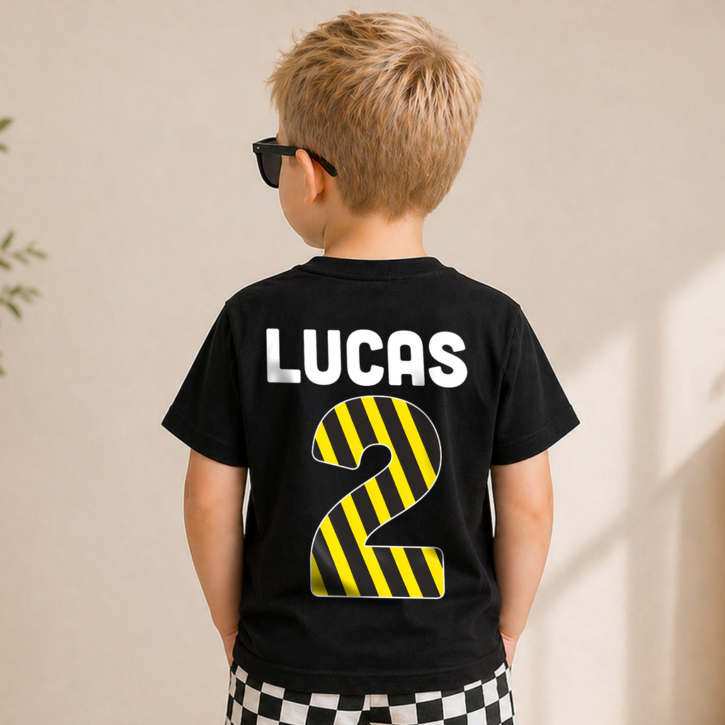 Boys Custom I'm 2 and Digging It Birthday Outfit Boy, Construction — product view 6