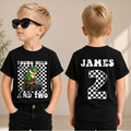 Boys Custom Young Wild and Two Birthday Outfit Boy — product view 1