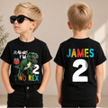 Toddler Personalized Rawr I'm 2 Two Rex Birthday Outfit Boy — product view 1