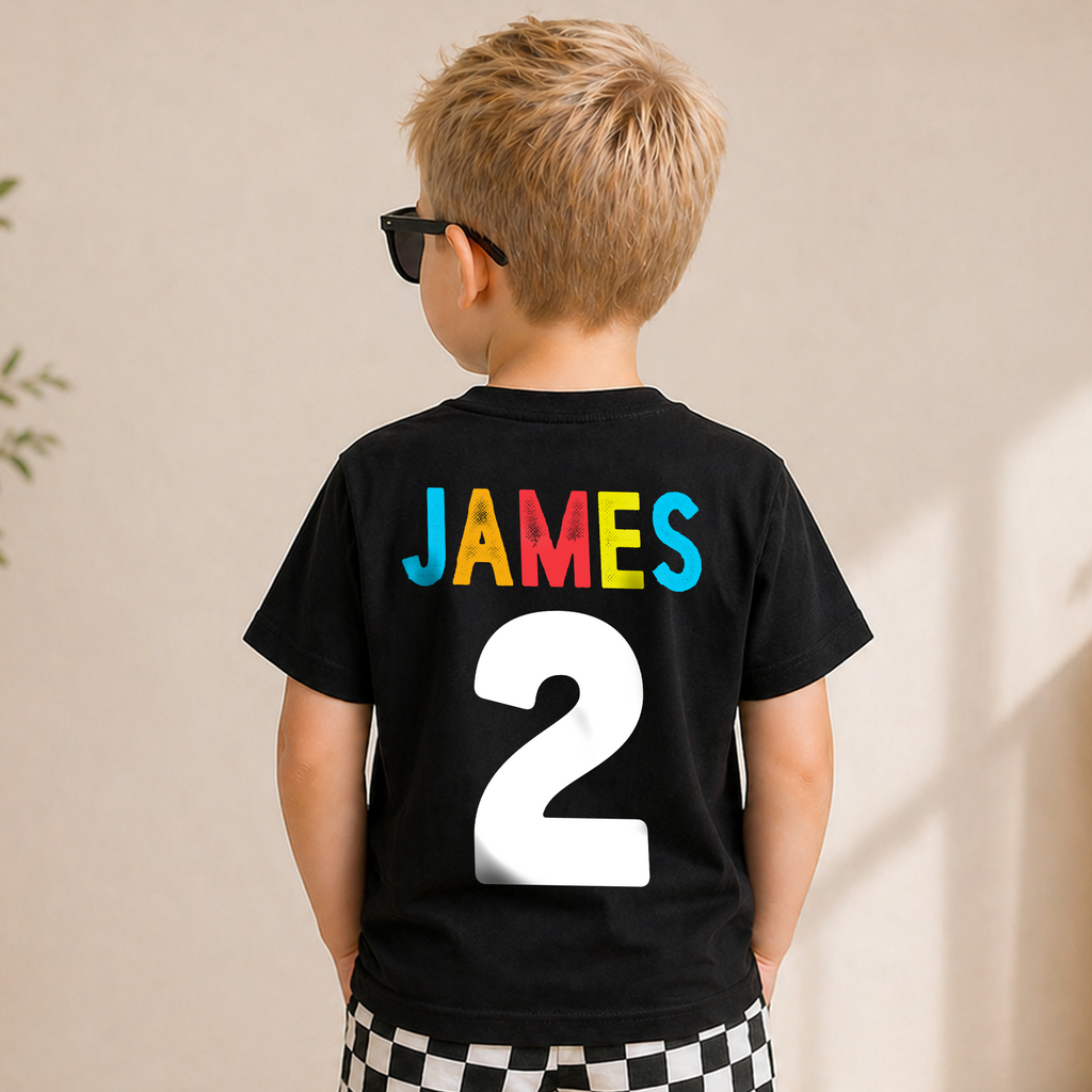 Toddler Personalized Rawr I'm 2 Two Rex Birthday Outfit Boy — product view 6