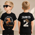 Boys Custom My Second Rodeo 2nd Birthday Shirt, Custom Name — product view 1