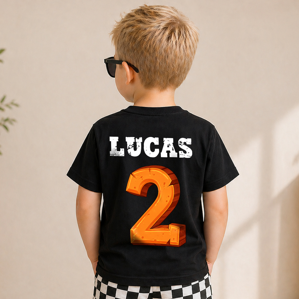 Custom Name I'm Ready To Crush Birthday Shirt for Boys — product view 6