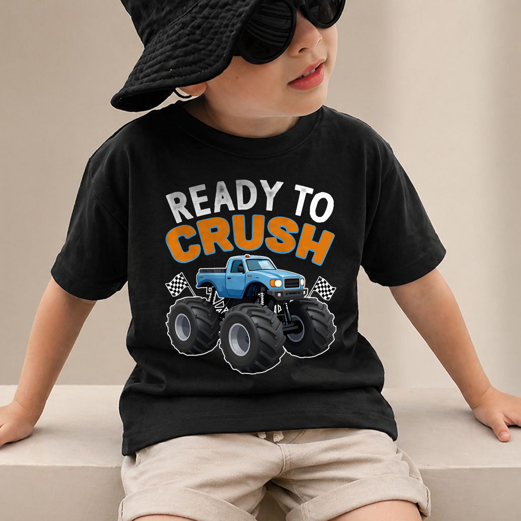 Custom Ready To Crush Birthday Shirt for Boys — product view 2