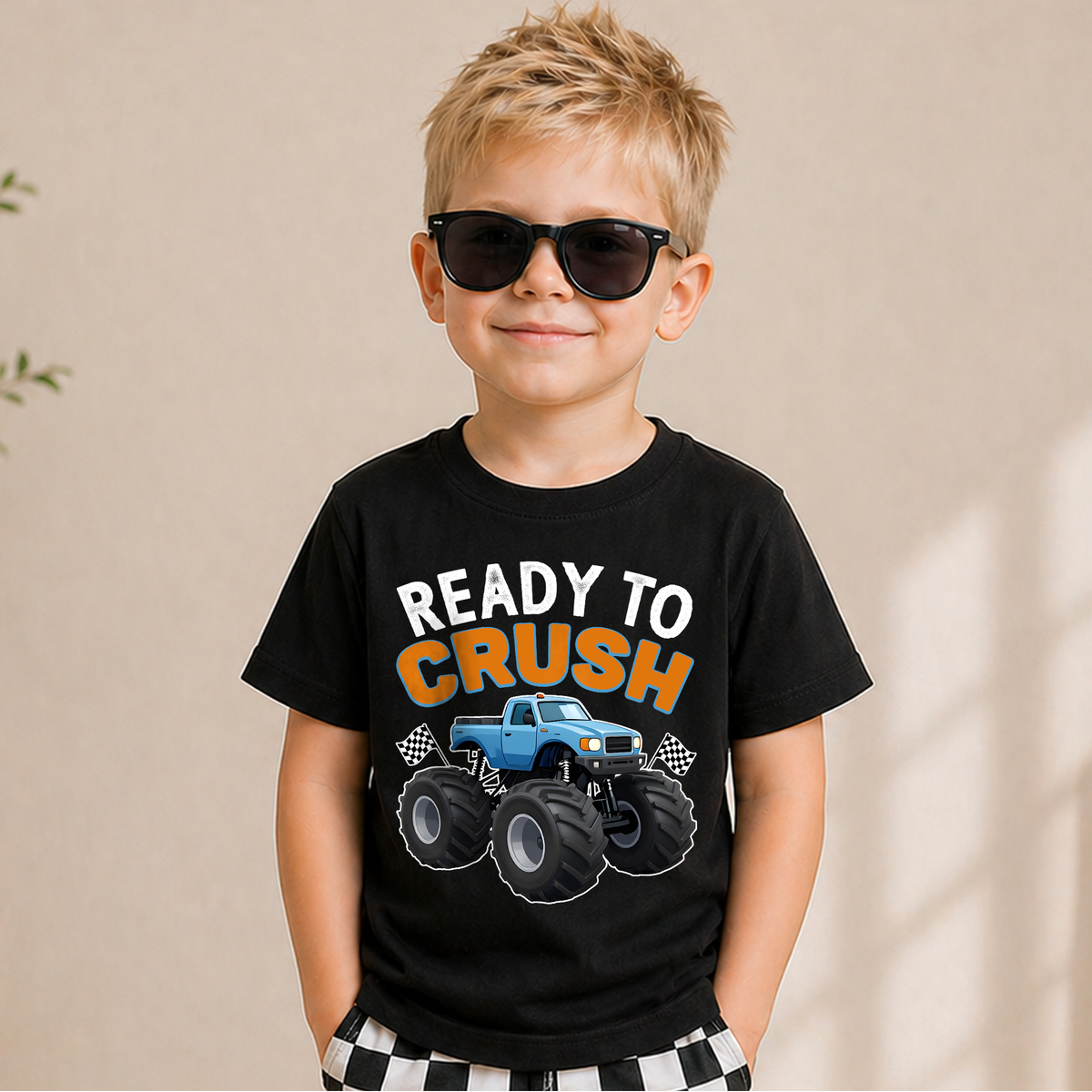 Custom Ready To Crush Birthday Shirt for Boys — product view 5