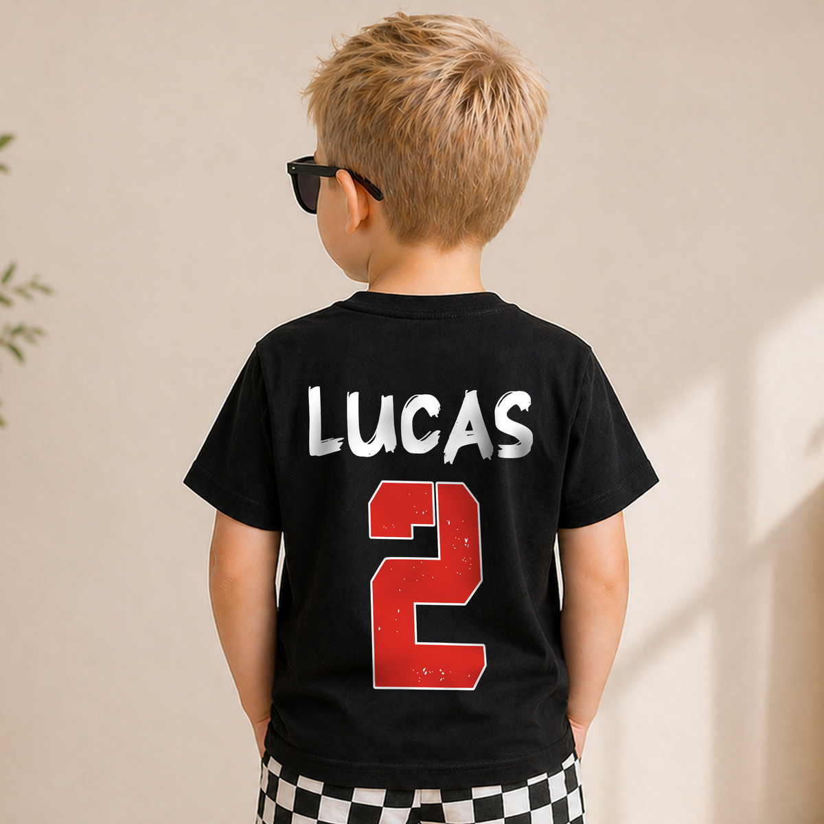 Boys Custom Crushing It Birthday Shirt for Boys — product view 6