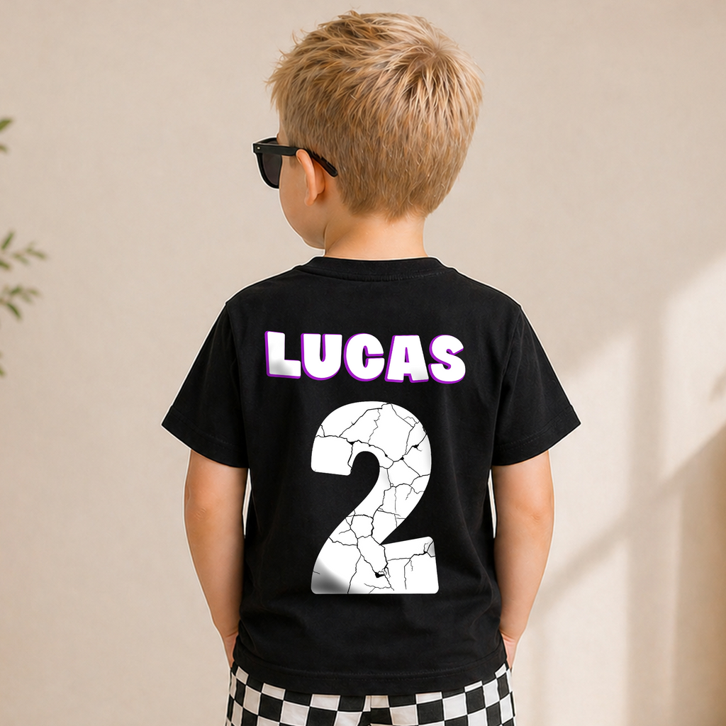 Boys Personalized Crushing It Birthday Shirt for Boys — product view 6