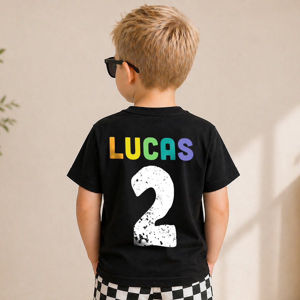 Personalized Monster Truck 2nd Birthday Shirt, Ready To Crush — product view 6