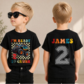 Custom Name Monster Truck 2nd Birthday Shirt, Ready To Crush — product view 1
