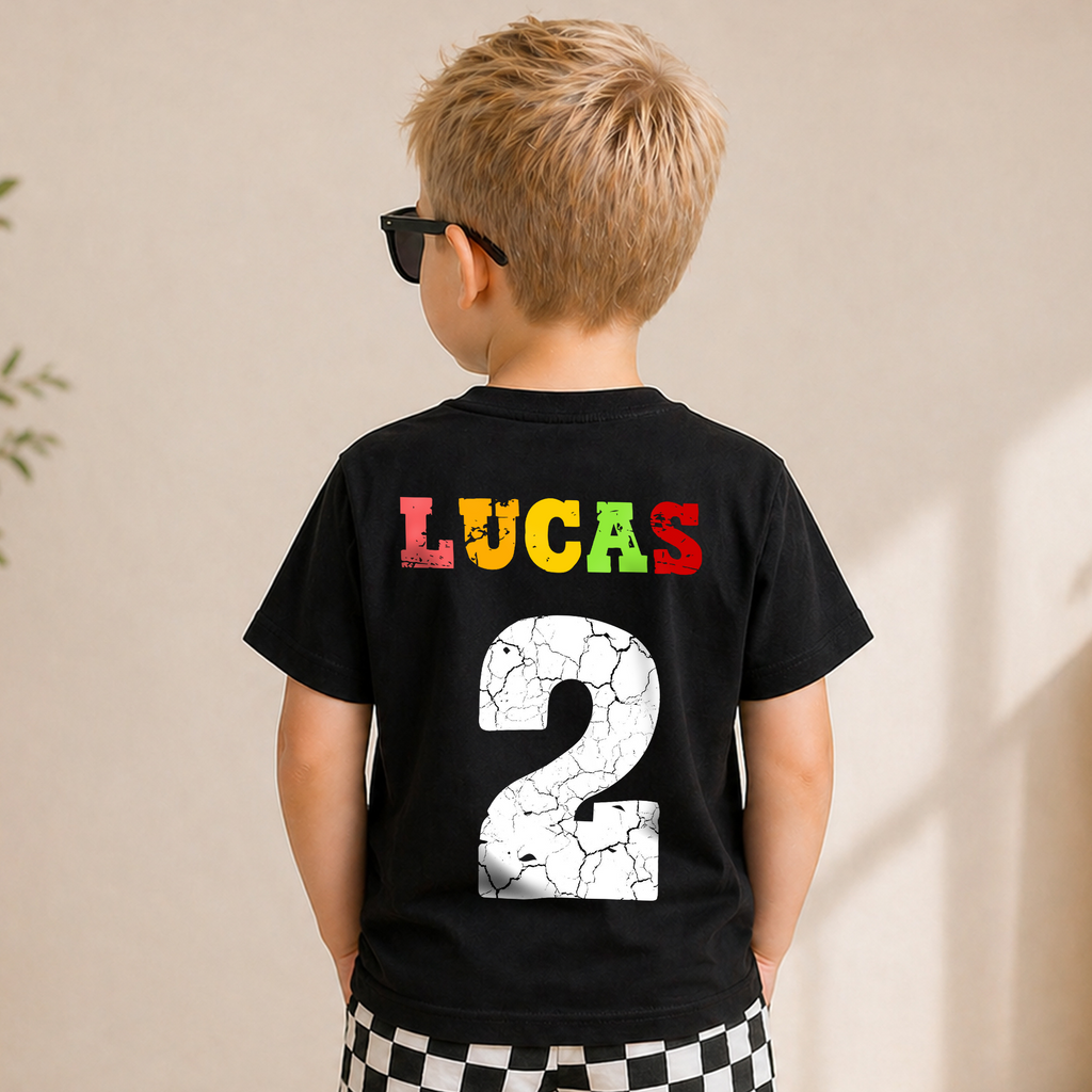 Personalized Monster Truck Birthday Boy Shirt 2, Ready To Crush — product view 6