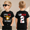 Personalized Baseball 2nd Birthday Shirt Boy, Custom Name — product view 1