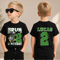 Custom Baseball 2nd Birthday Shirt Boy, Little Slugger — product view 1