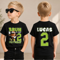 Personalized Football Player Birthday Shirt for Boys, 2nd Birthday — product view 1